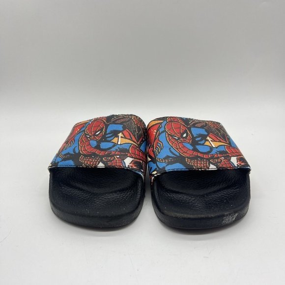 VANS x Marvel Spider-Man Sandals‎ Size 8 Men’s Used No Box Slip On Slides